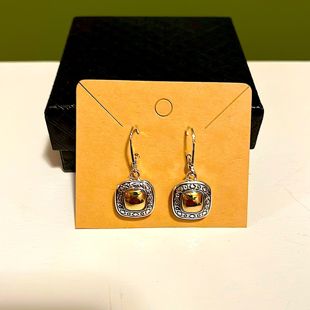 NWOT Gold and Silver tone Napier earrings
